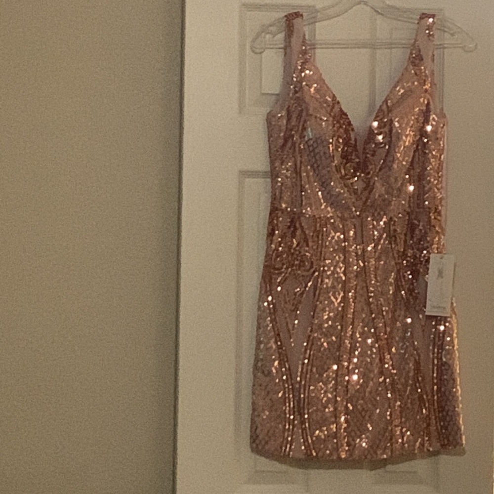 Formal sequin short party dress
